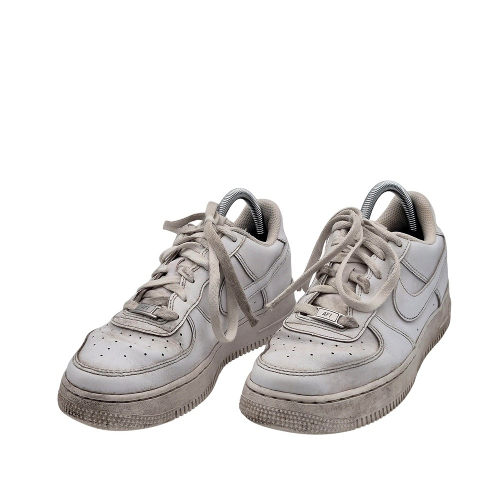 Nike Air Force 1 Low Shoesโ Youth Size 7Y White Leather Sneakers DH2920-111